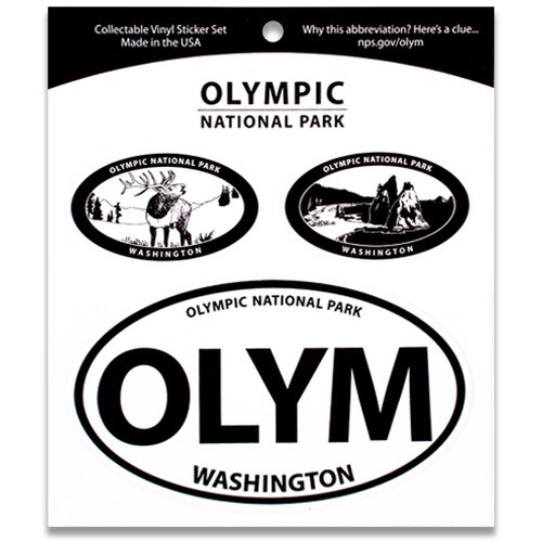 Olympic NP Triple Decal Shop Americas National Parks